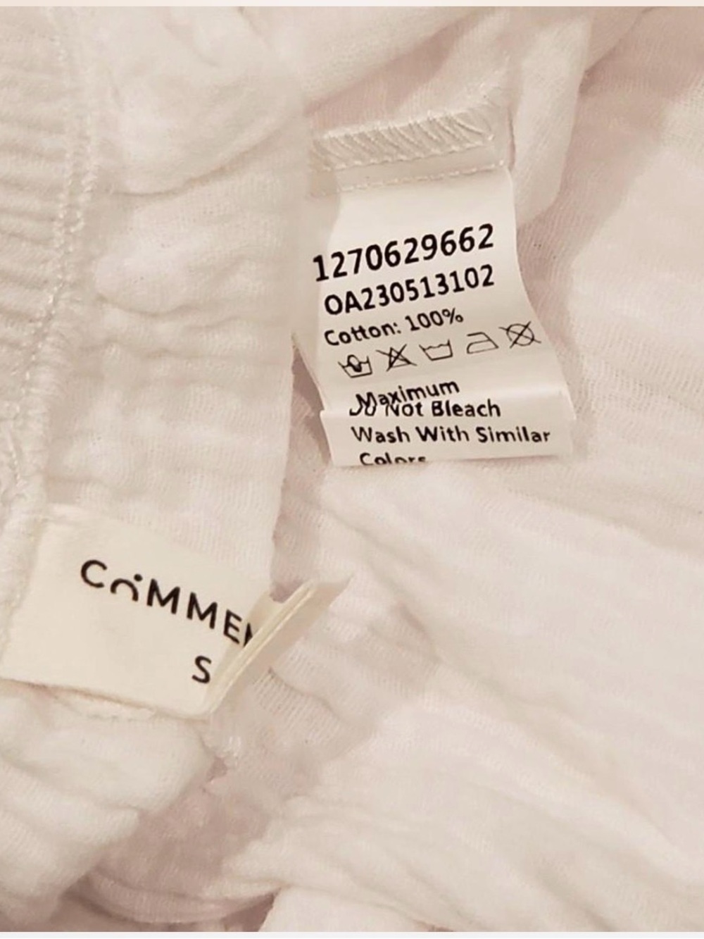 Commense minimalist cotton two pieces set - Picture 4 of 8